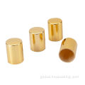 gold aluminum metal perfume cap for glass bottles